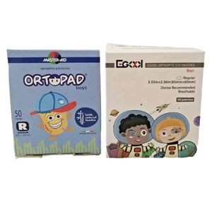 92-PC LOT Open Box Kids Adhesive Eye Patches Ortopad Egool Amblyopia Regular